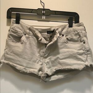 Women's Gray Denim Shorts